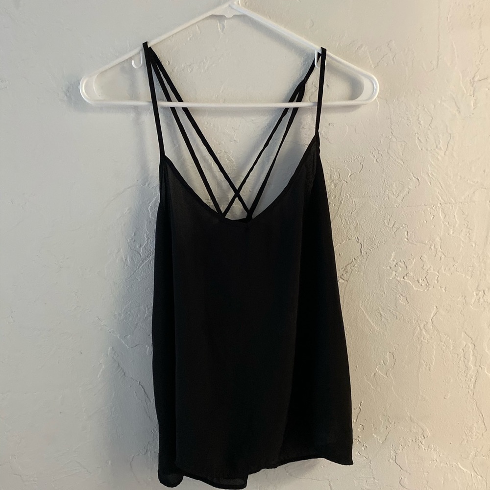 Black tank top